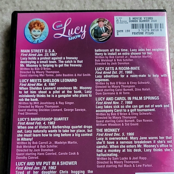 DVD - The Lucy Show 7 Classic Episodes - Picture 2 of 2